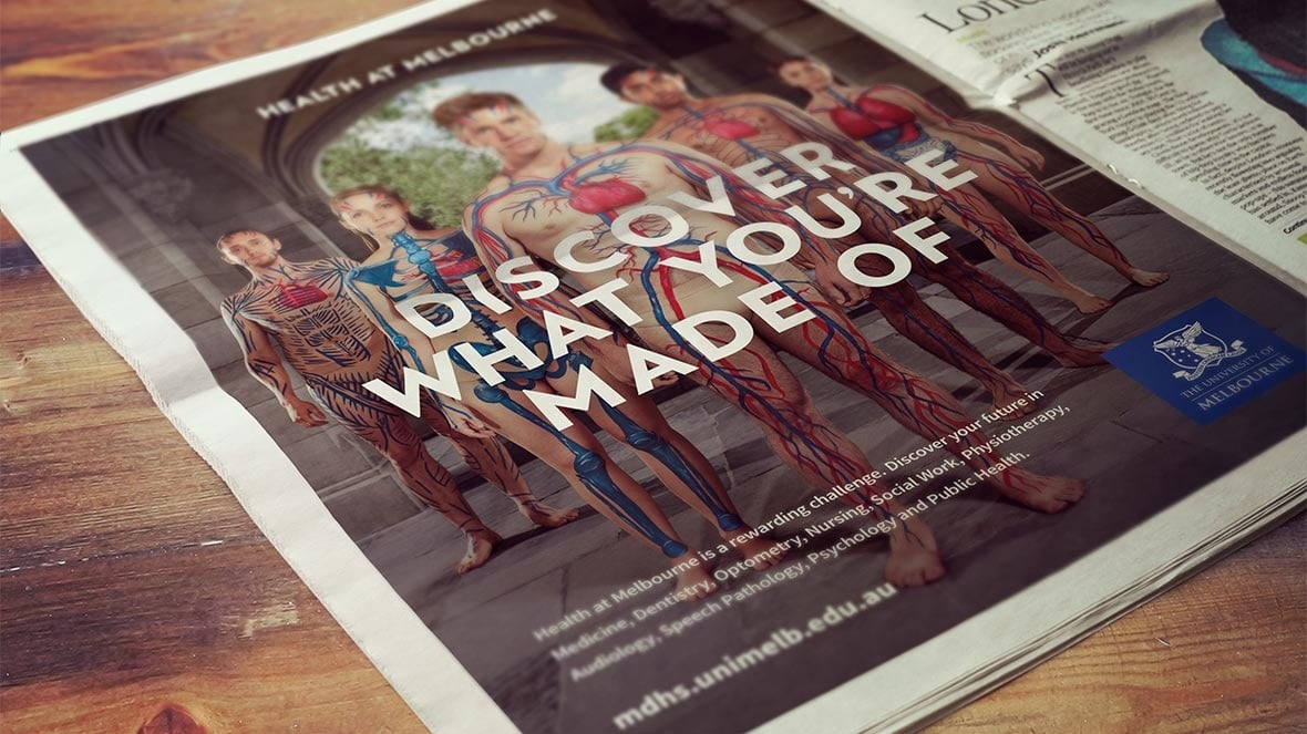 University of Melbourne Campaign MDHS Discover 3 by Hive Creative