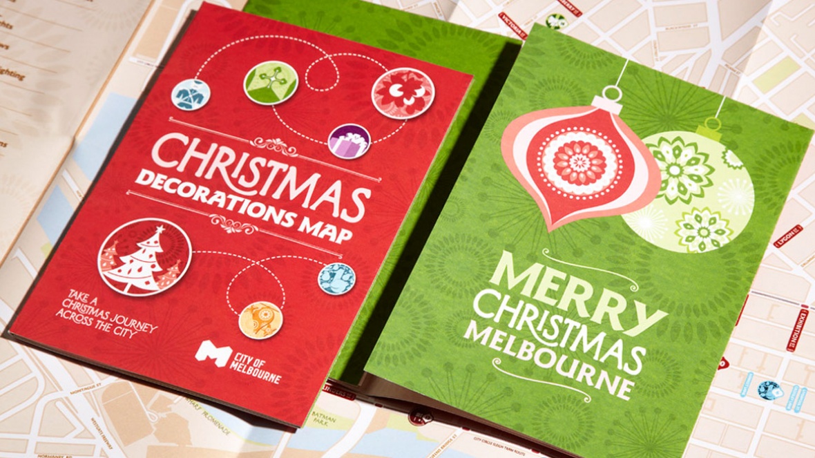 City of Melbourne : Christmas Design printed assets 1