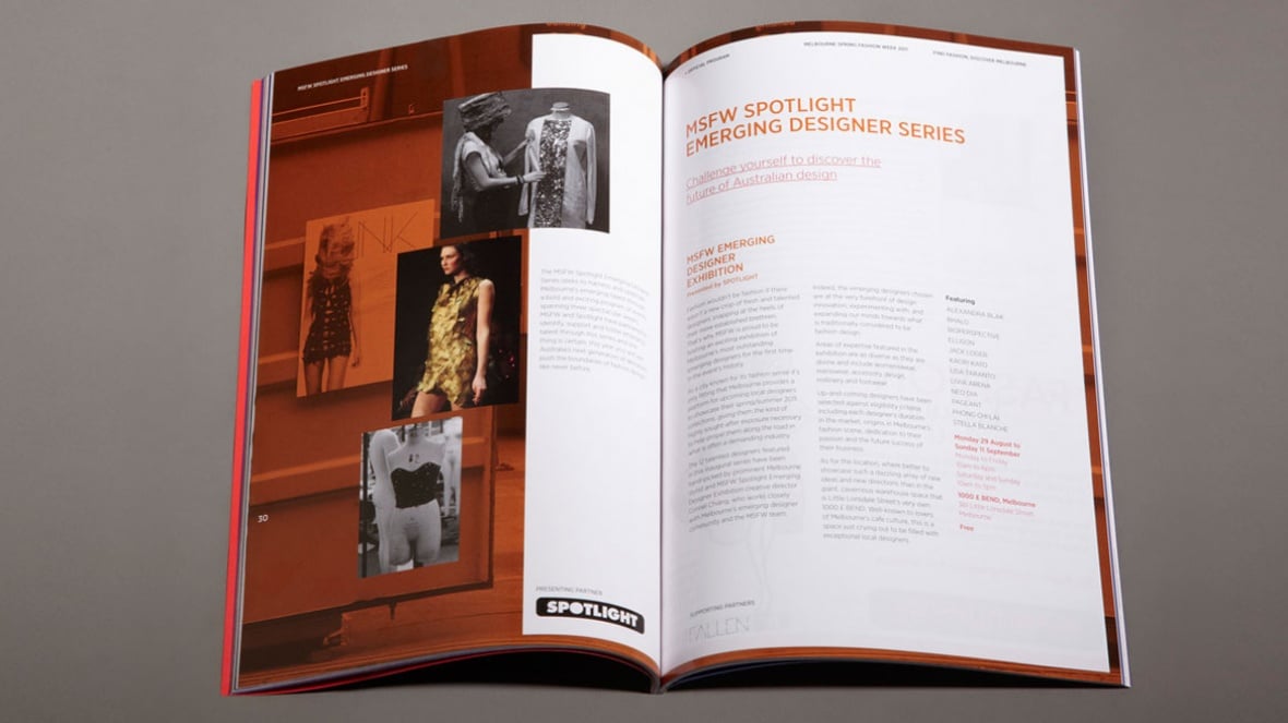 City of Melbourne : Fashion Campaign booklet 2