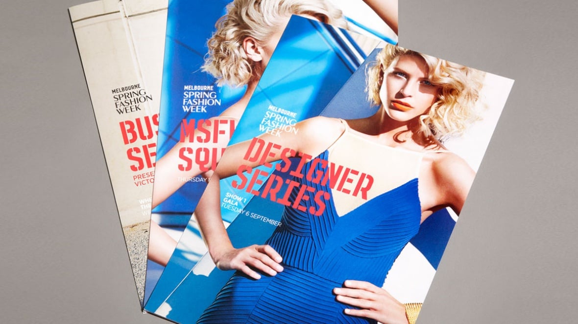 City of Melbourne : Fashion Campaign design collateral 4