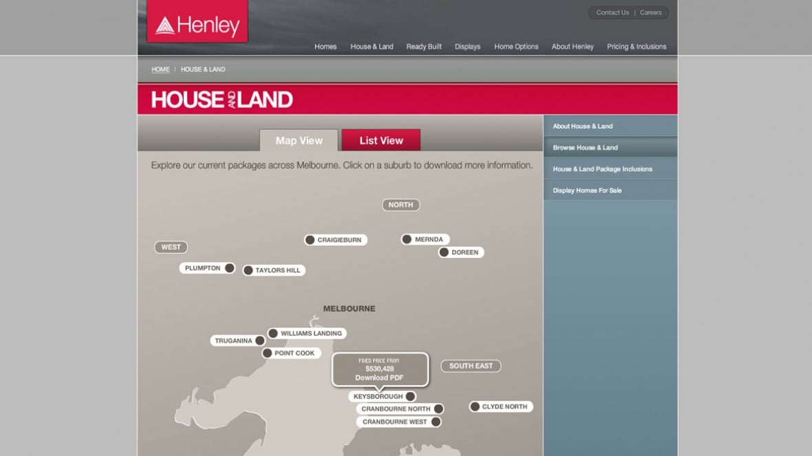 Henley Properties : Real Estate Website 4