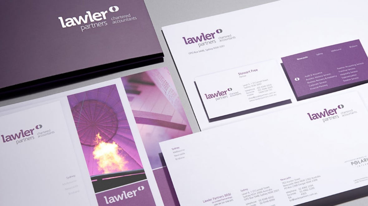 Lawler Partners : Corporate Rebrand suite 1