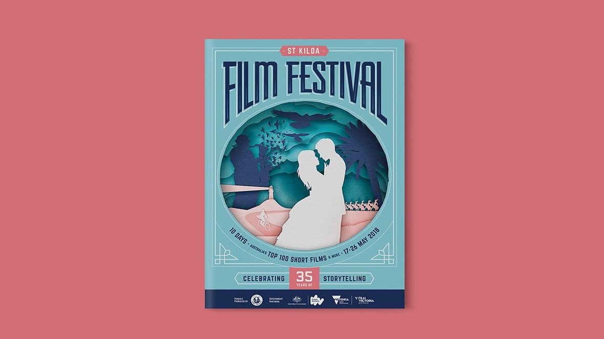 City of Port Phillip, St Kilda Film Festival Event Illustration 3 by Hive Creative