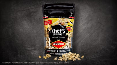 Village Cinemas : Vegemite Popcorn Packaging Branding